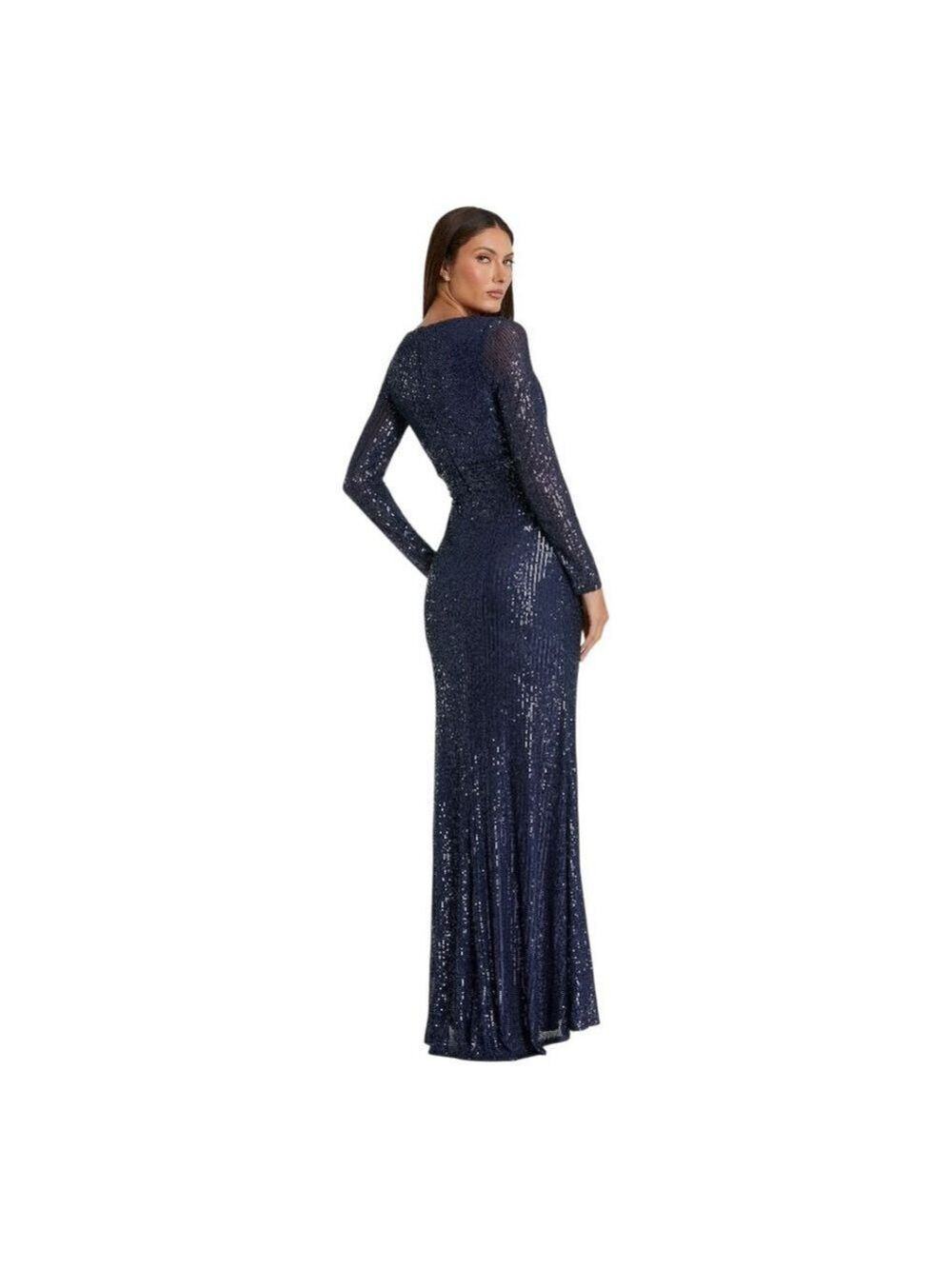 Mac Duggal Gown Dress Size 18 Blue - Picture 3 of 7